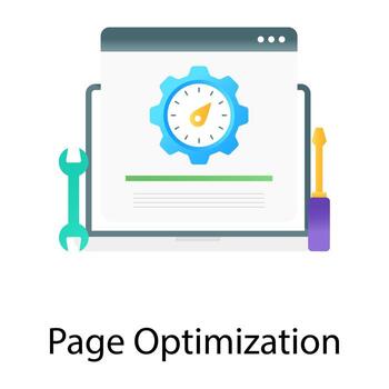 Online productivity, gradient vector of page optimization