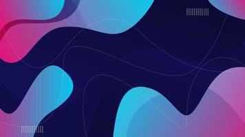 Abstracts shapes gradient color background vector