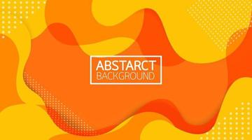 Abstract Flat Wave Background and Brochure Design vector