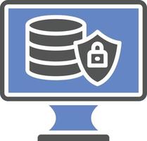 Data Protection Icon Style vector