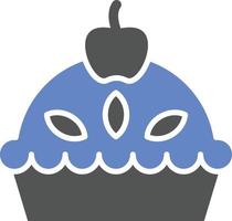 Apple Pie Icon Style vector