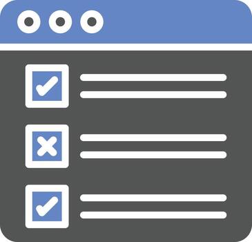 Task List Icon Style vector