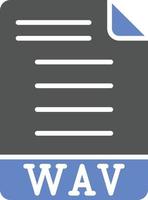 WAV Icon Style vector