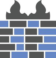 Firewall Icon Style vector