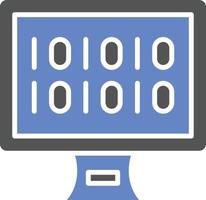 Binary Icon Style vector