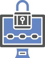 Ransomware Icon Style vector