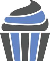 Wedding Cupcake Icon Style vector
