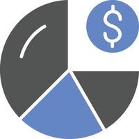 Pie Chart Icon Style vector