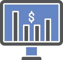 Stock Market Icon Style vector