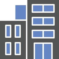 Office Building Icon Style vector