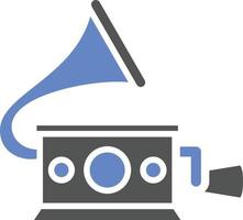 Gramophone Icon Style vector