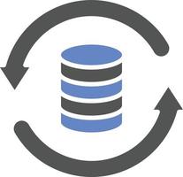 Data Backup Icon Style vector