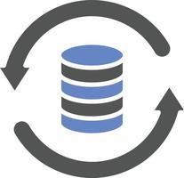 Data Backup Icon Style vector