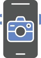 Mobile Camera Icon Style vector