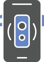 Mobile Speaker Icon Style vector