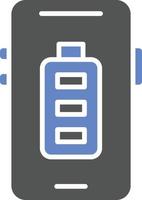 Mobile Battery Icon Style vector