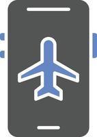 Mobile Airplane Mode Icon Style vector