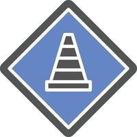 Road Work Icon Style vector