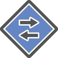Two Way Icon Style vector
