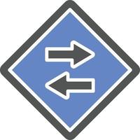 Two Way Icon Style vector