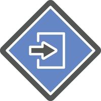 Entry Icon Style vector