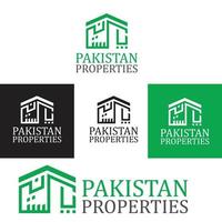 Pakistan Properties Urdu logo vector