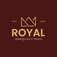 Royal Crown jewelry logo vector