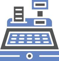 Cash Register Icon Style vector