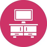 Tv Table Icon Style vector