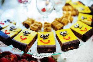 Good exquisite buffet table at a solemn event photo