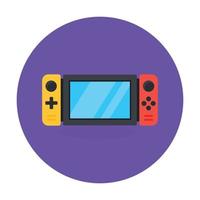 A video game vector style, flat rounded icon