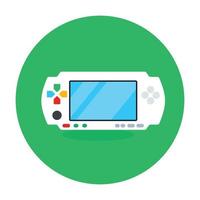 A video game vector style, flat rounded icon