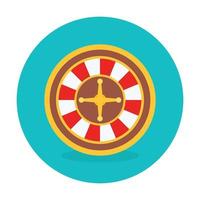 Spin wheel icon style, fortune wheel vector