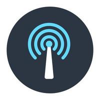 Icon of hotspot in flat editable style vector