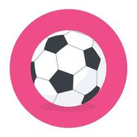 A checkered ball icon design, football flat rounded vector style