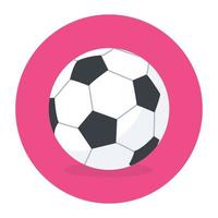 A checkered ball icon design, football flat rounded vector style