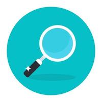 Magnifying glass icon design, vector of zoom