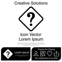 Question Mark Icon Vector EPS 10