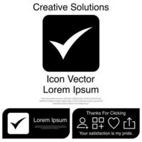 Tick icon Vector EPS 10