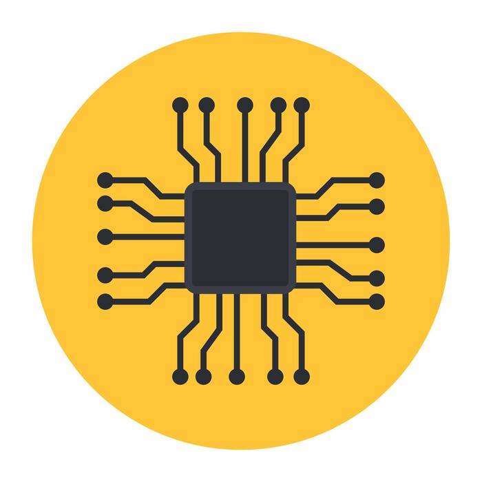 Computer Chip Icon Vector Art, Icons, and Graphics for Free Download