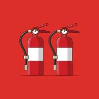 fire extinguisher vector illustration