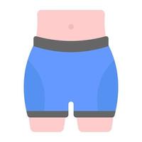 piernas masculinas en vector plano de moda, mostrando parte del cuerpo humano