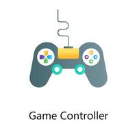 Game controller conceptual vector in flat gradient design