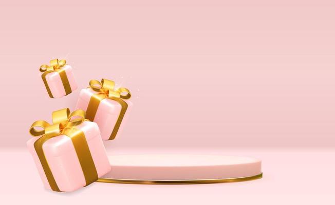 Free Vectors  Small ribbon _ pink