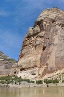 The Scenic Beauty of Colorado. Steamboat Rock on the Yampa River in Dinosaur National Monument photo