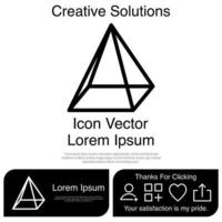 Isometric geometric Icon Vector EPS 10