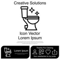 Toilet icon Vector EPS 10
