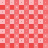 Summer holiday red color baby polka dot tartan cloth textile icons decoration pattern seamless abstract background texture wallpaper web vector illustration EPS