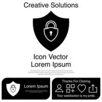 Cyber Security Icon Vector EPS 10