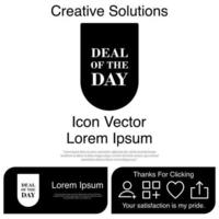 Deal of the Day Icon Vector EPS 10